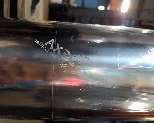 Perbaikan gravure printing cylinder.